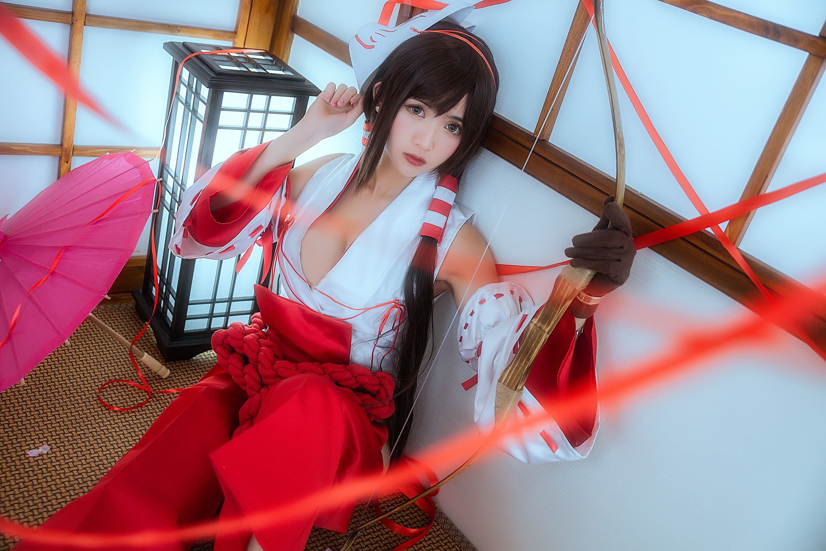 鳗鱼霏儿 - NO.031 巫女 [19P]-XikXak